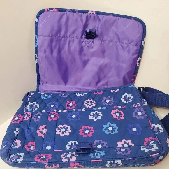 Vera Bradley Ellie Flowers Messenger Bag New with Tags - Picture 10 of 14